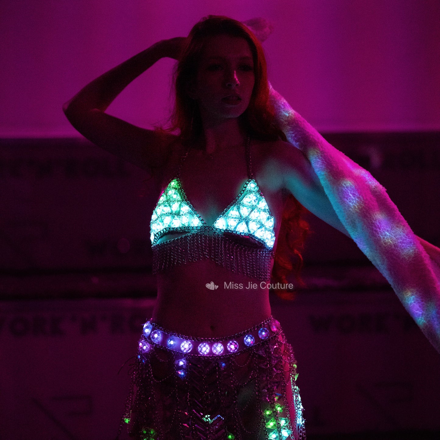LED Bailee chain Bra