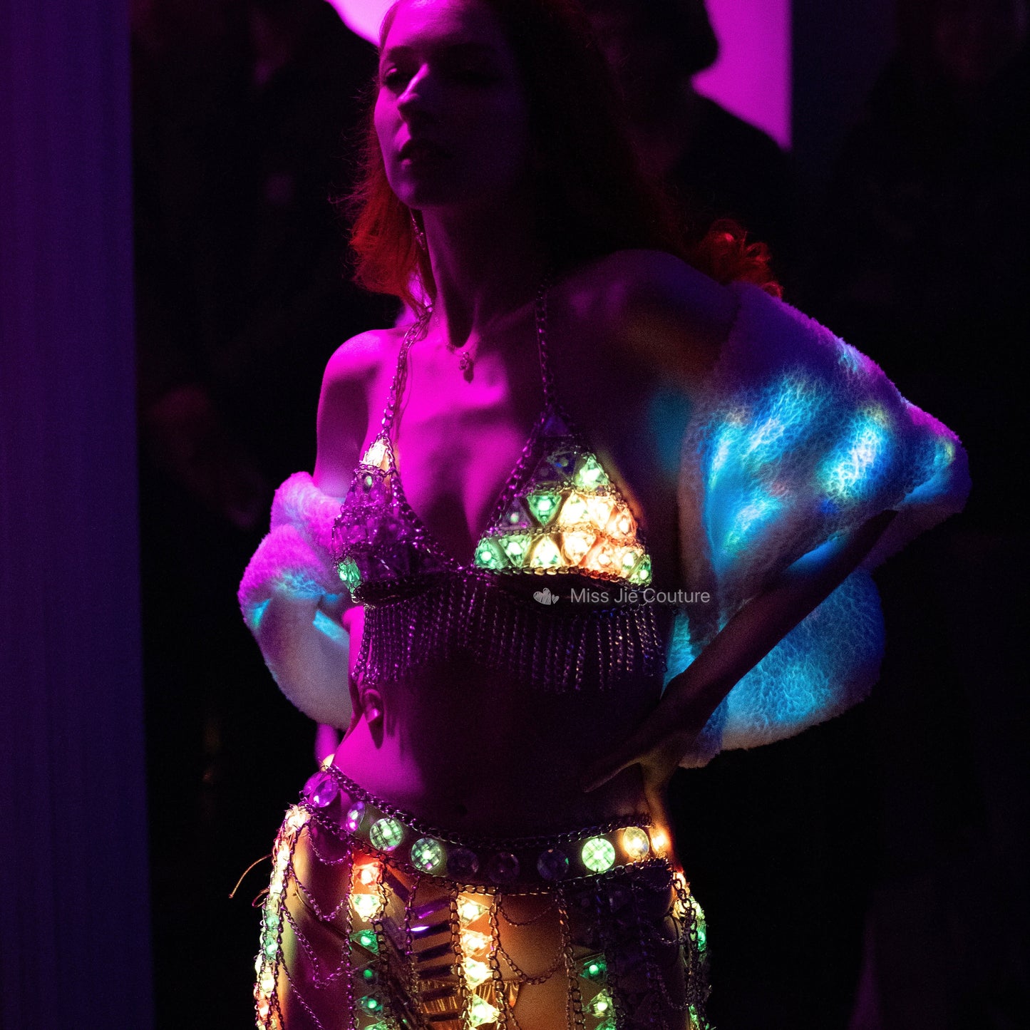 LED Bailee chain Bra