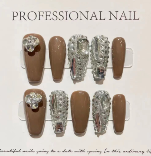 Shine like Diamond Press on nails