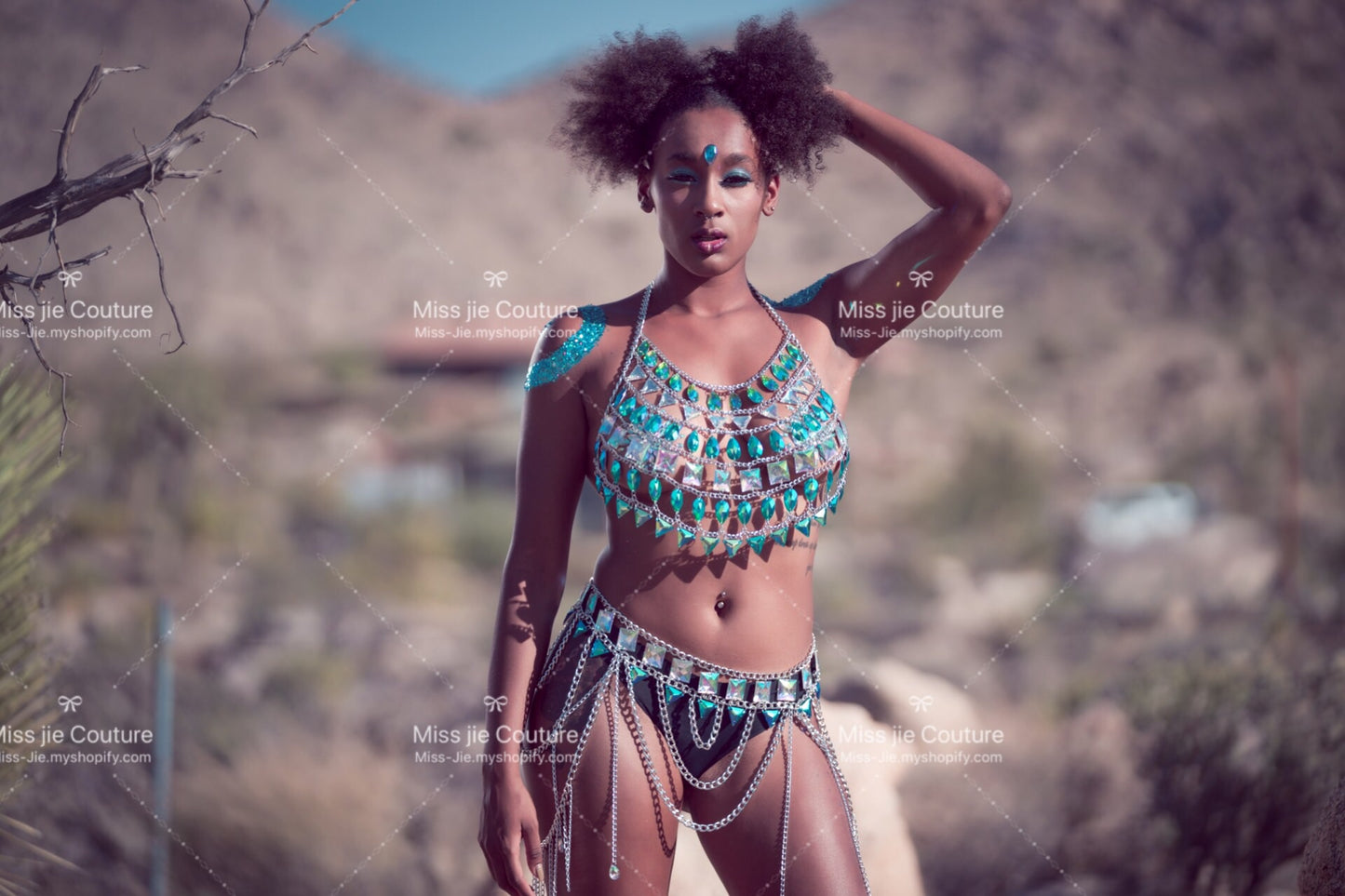 Princess Tiana body chain Set