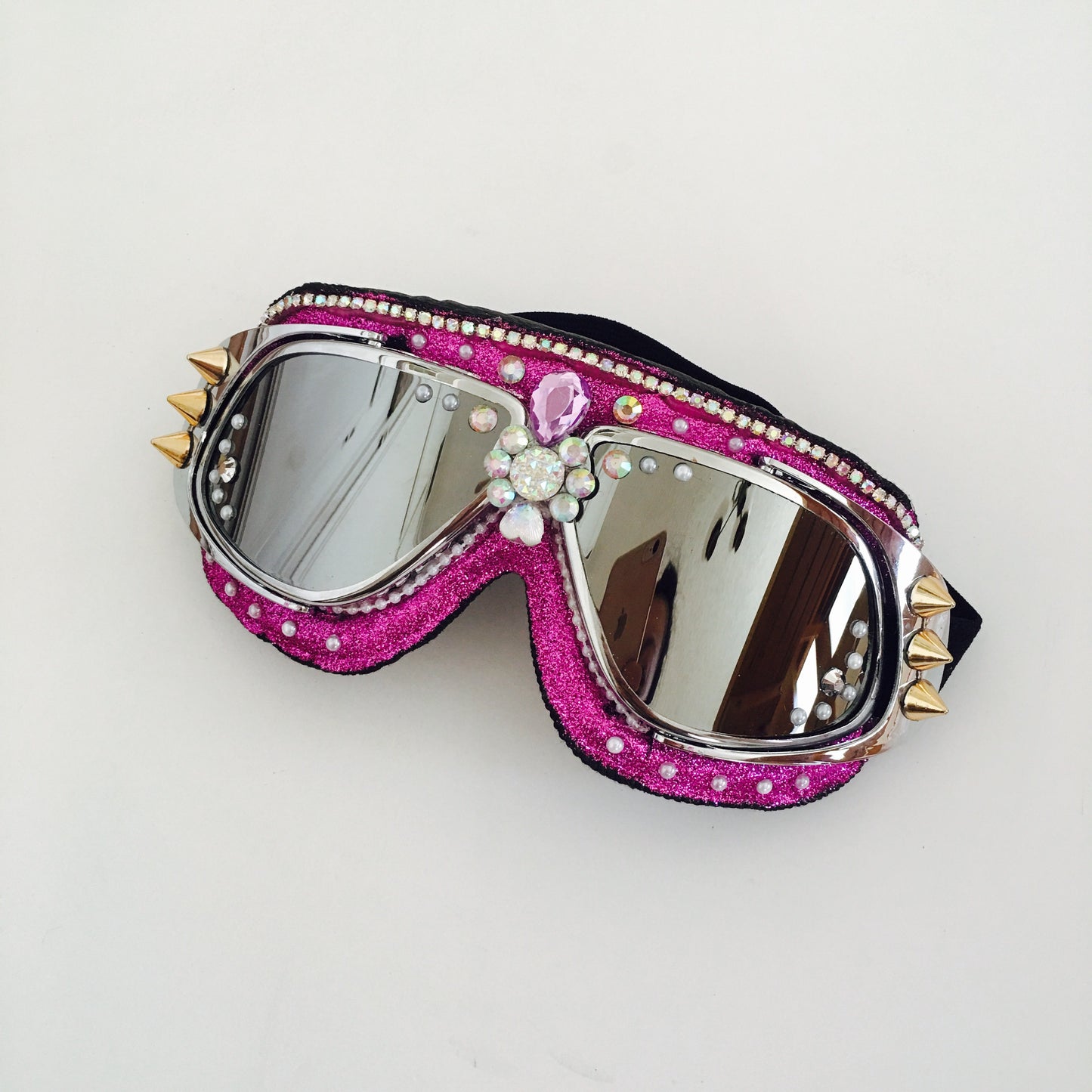 Hot pink / burning man goggles/ anti-dust goggles/Aviator Goggles/ Ski goggles/face goggles
