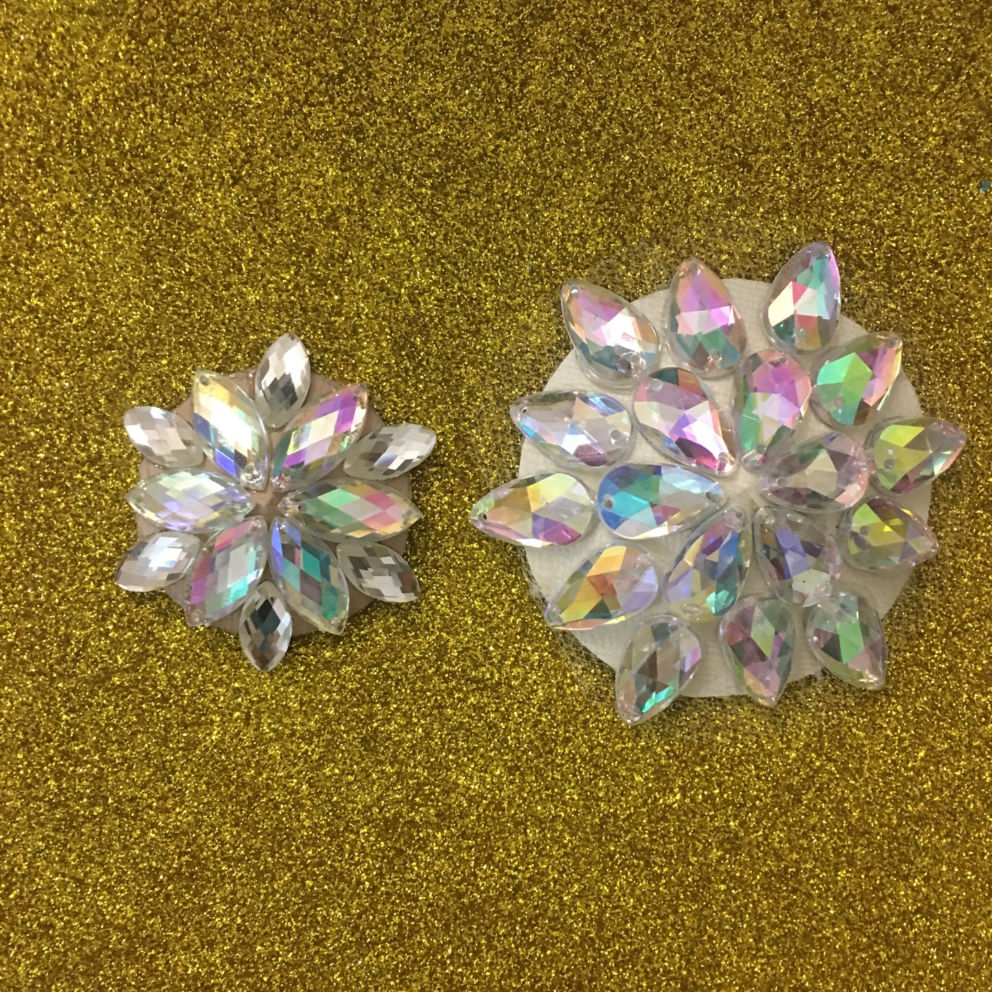 Snow flake diamond pasties