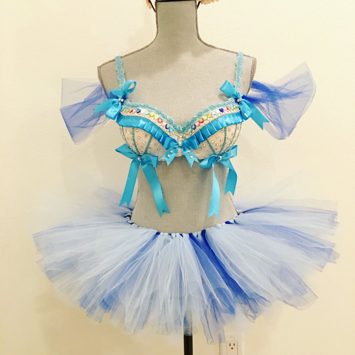 Cinderella rave bra and tutu available for custom order