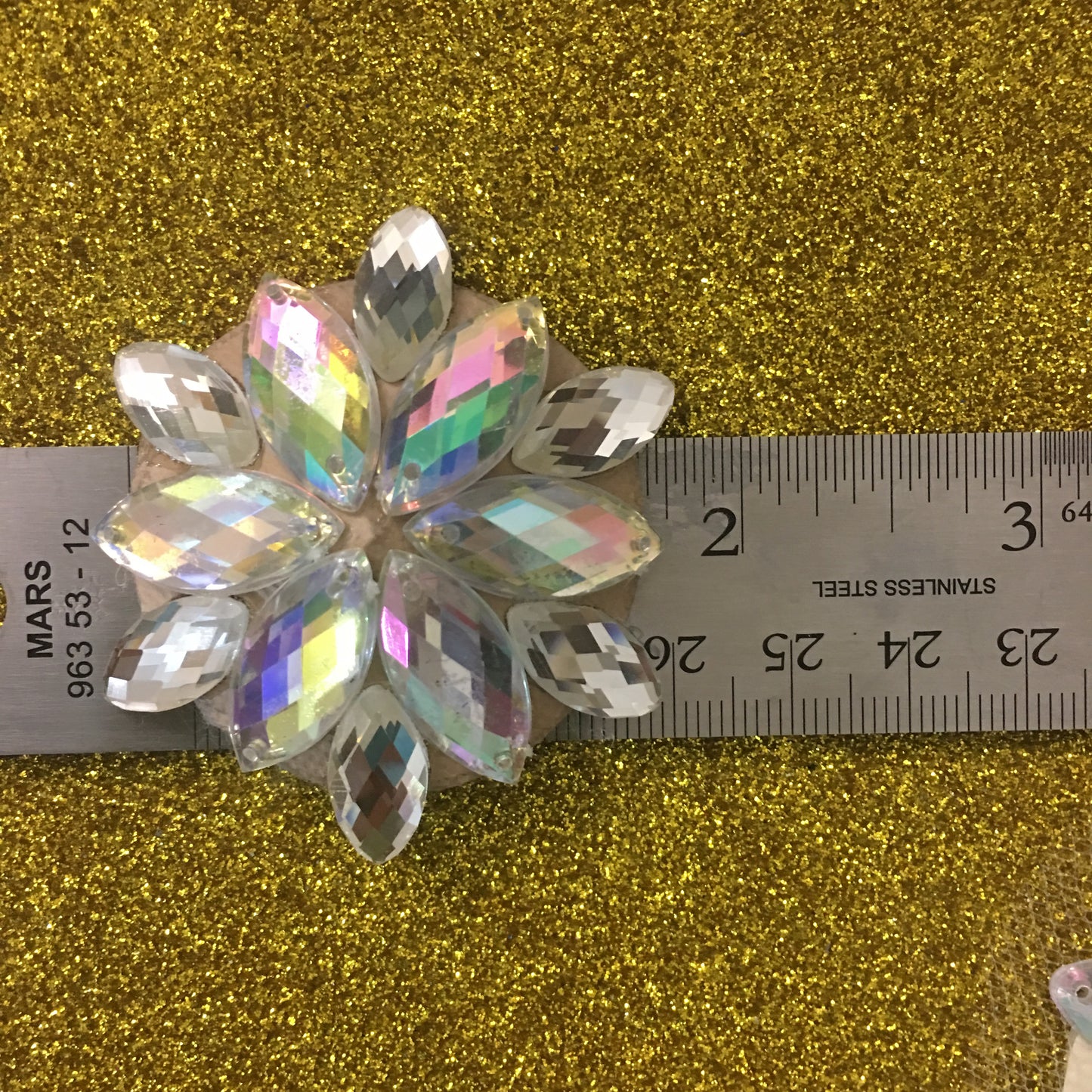 Snow flake diamond pasties