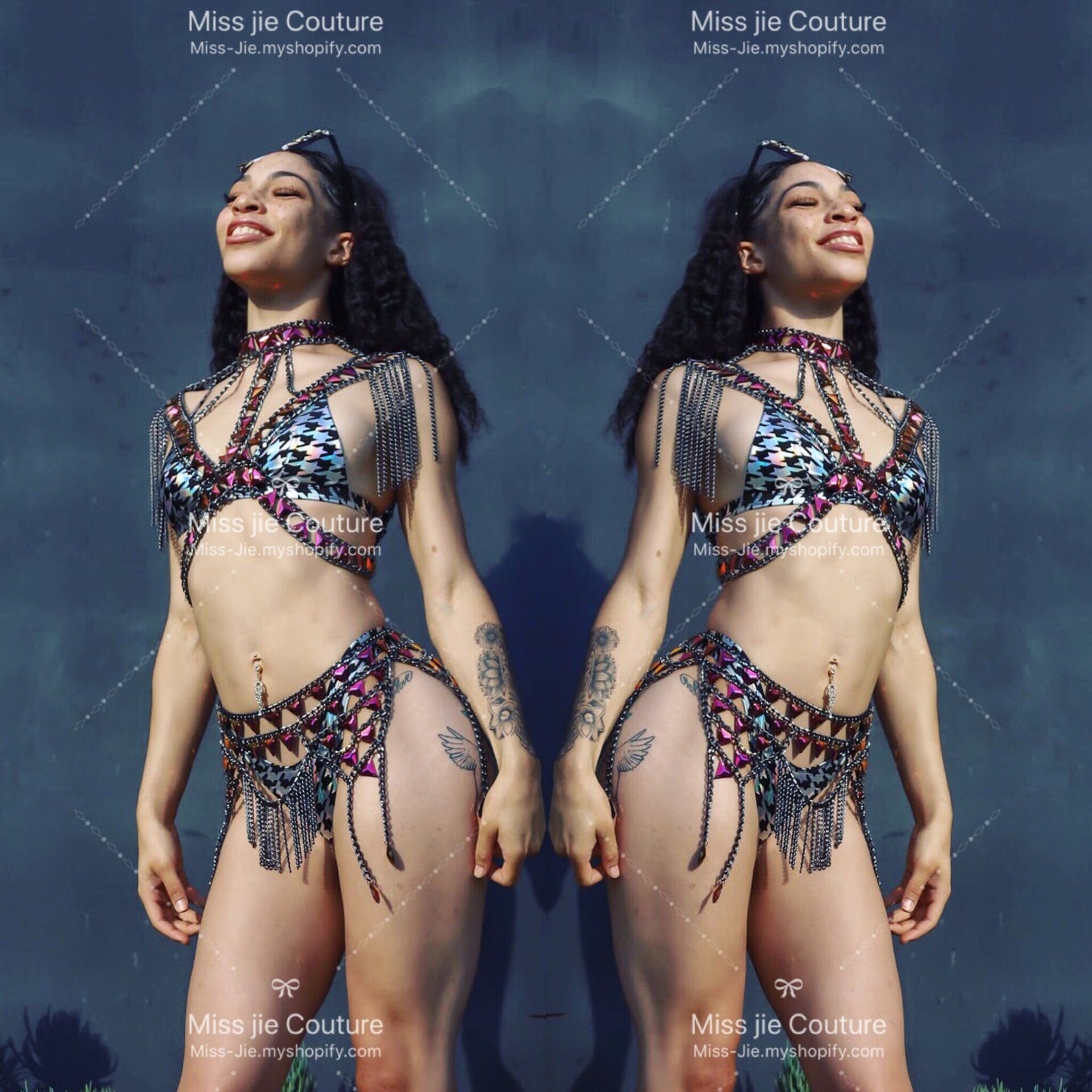 Raja Garter Style Chain Bottom