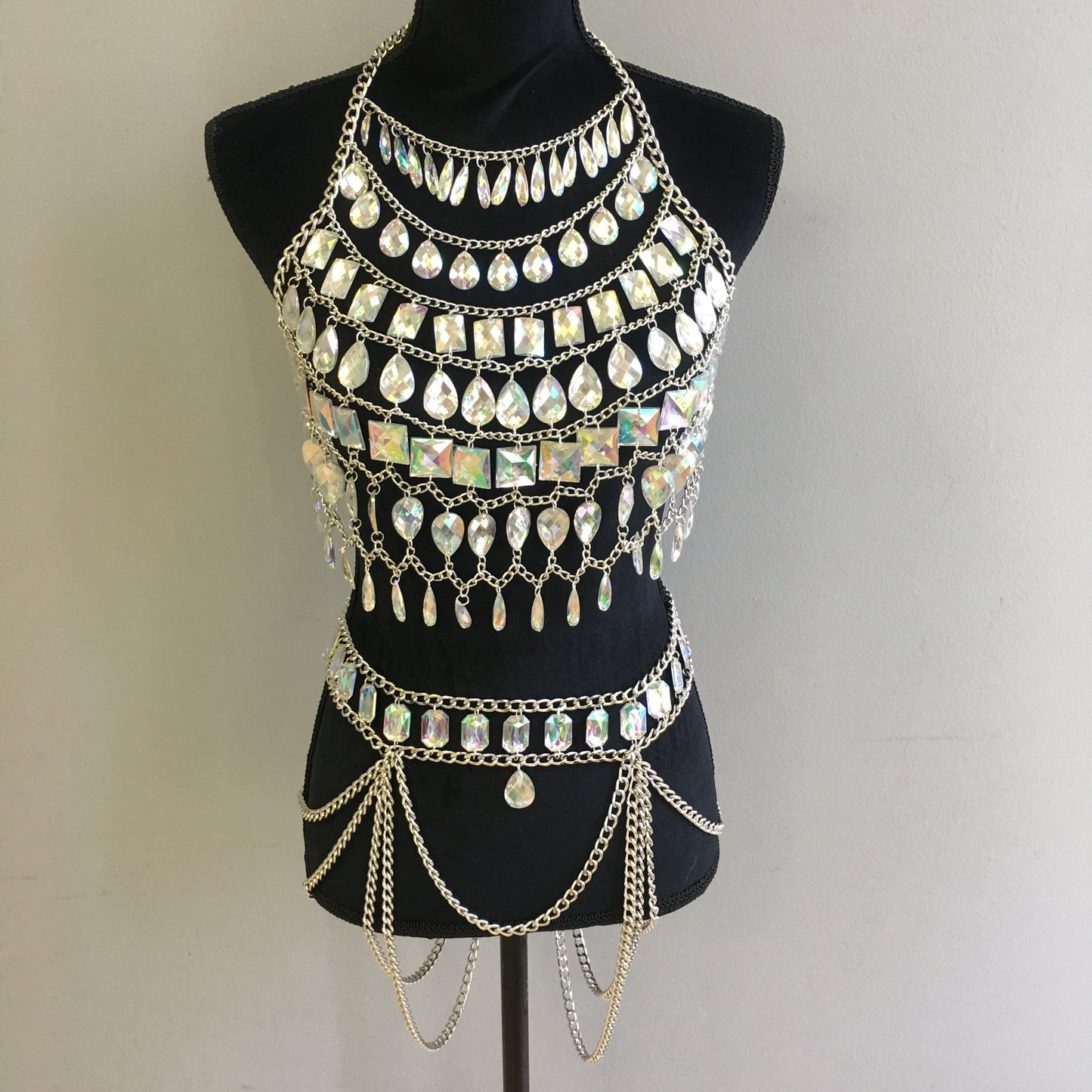 Tiffany 100+ Crystal diamond Chain Top