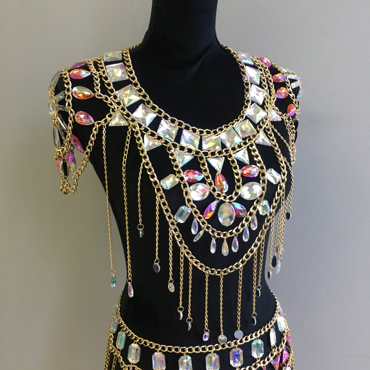 Layla Gold Chain Jewelry Top