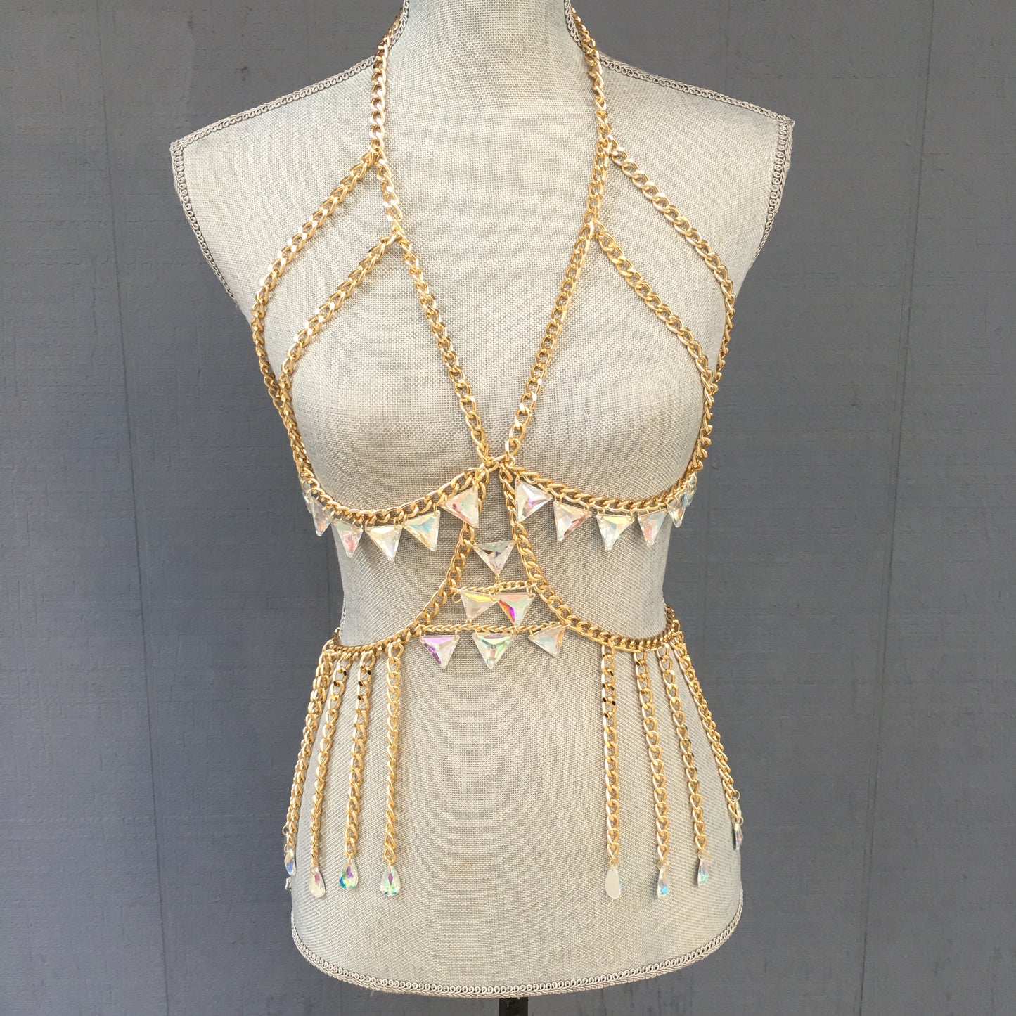 Clementine Gold Chain Body Jewelry