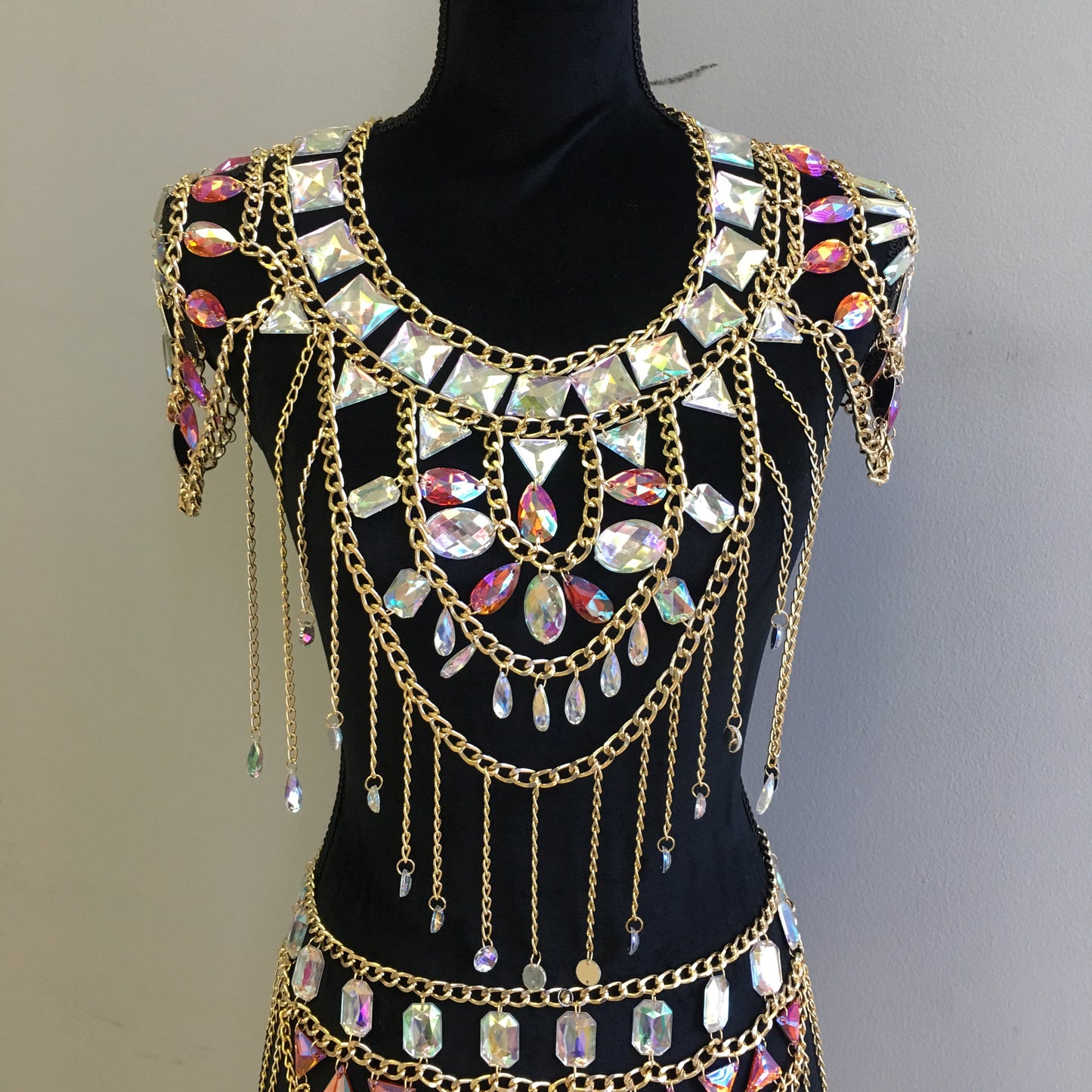 Layla Gold Chain Jewelry Top