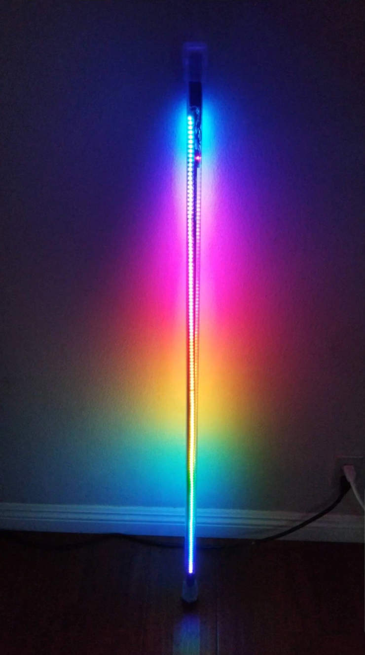 Rainbow LED Staff - 288 RGB LEDs