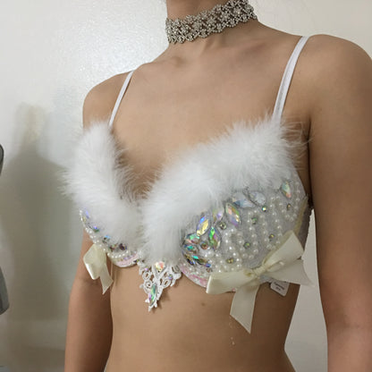 white rabbit rave bra