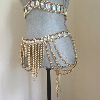 Lily chain belt